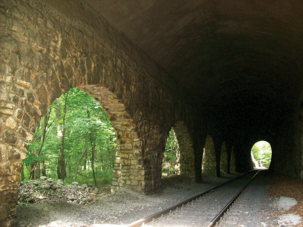1. kép. Sziklafogó galéria a II. számú alagút folytatásában (Fotó: Radvánszky Réka)