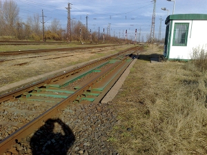 16. ábra. Dinamikus vasúti járműmérleg  (Fotó: Erdődi László Zoltán)