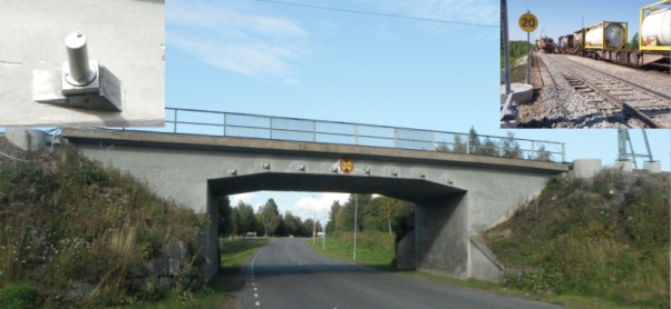 4. ábra. Vasúti híd megerősítése keresztfeszítéssel
