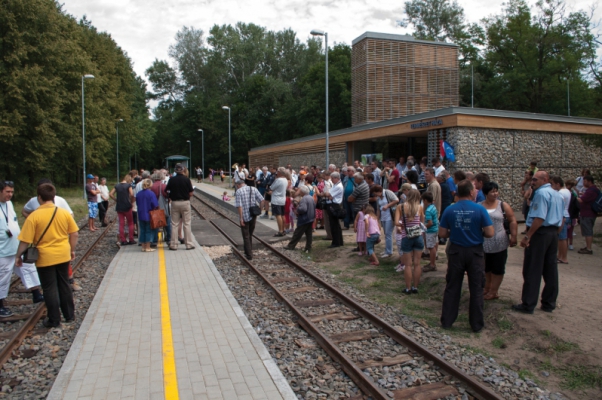 12. ábra. A 2012 nyarán megnyitott, új végállomás (Fotó: dr. Kovács Róbert)