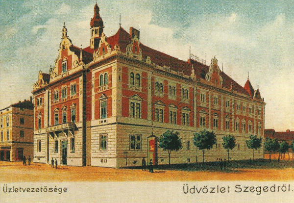1. ábra.	A Szegedi ÜV épülete 1894-ben