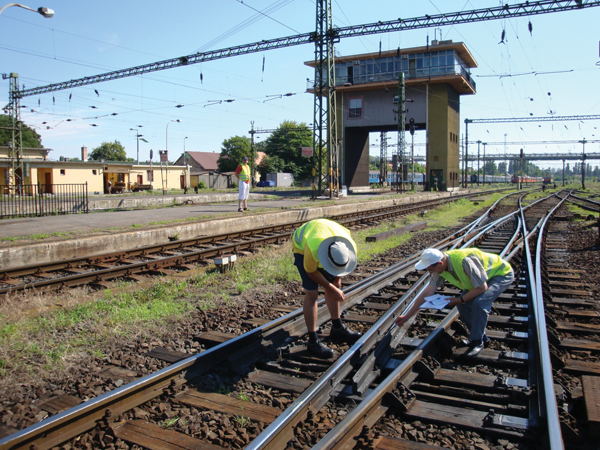 12. ábra. Szemrevételezéses vizsgálat, Székesfehérvár 86. sz. kitérő