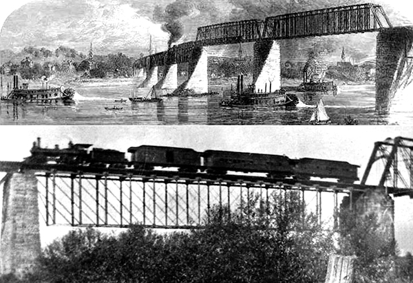13. ábra. A Parkersburg vasúti híd [17]