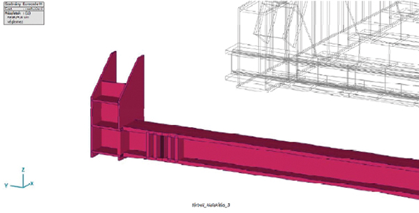 16. ábra. Vonógerenda a szállításhoz