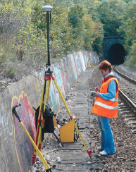 1. ábra. Bázis (referencia)-állomásként használt Topcon GNSS vevő