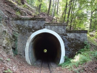22. ábra. A Lillafüred állomás előtti alagút a kezdőpont felől (72+02,10–73+15 hm szelv.)
