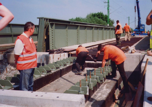 28. ábra. Mezőtúr –  Hortobágy–Berettyó vasúti híd átépítése