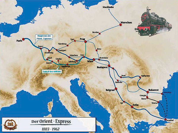 3. ábra. Egységes jogi és műszaki szabályozással működő Orient Express