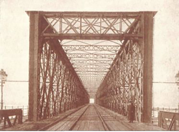 3. kép. Az első híd keresztmetszete