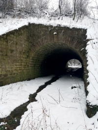 5. kép. A 607/08 hm-szelvényben, műemléki környezetben lévő,  6,00 m nyílású boltozat