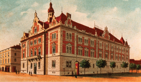 6. ábra. Szegedi Üzletvezetőség 1890., az 1943-as emeletráépítés előtti állapot