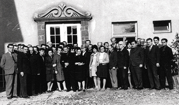 7. ábra. A főnökség központi dolgozói 1969 őszén (Fotó: Horváth Tiborné)