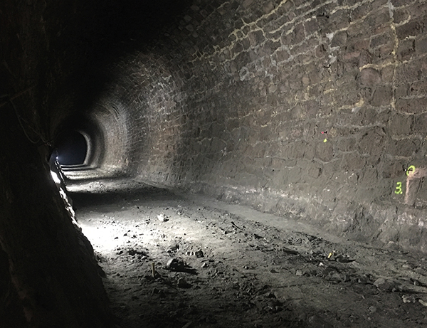 9. ábra. Az alagút a vágány elbontását követően (Fotó: Ács-Lengyel Réka)