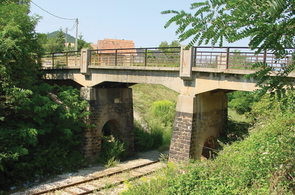 9. kép. A régi Őrhegy utcai híd 