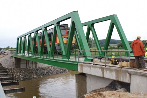 3. kép. A Lapincs-híd próbaterhelése