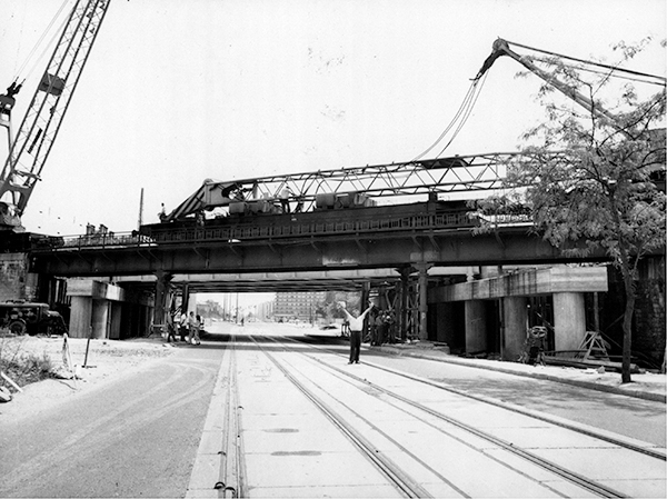 14. ábra. Az Üllői úti vasúti híd rekonstrukciója