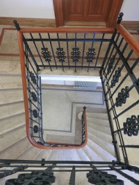 23. kép. Megvalósult állapot – lépcső­ház (Forrás: MÁV Zrt. MTF)