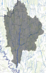 8. ábra. Babócsai–Rinya vízgyűjtője (Forrás: DDVIZIG)