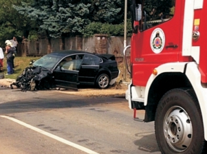 3. ábra. A Veszprém melletti Márkón a vasúti átjáróban történt baleset 