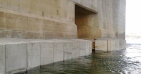 12. ábra. Felújított pillér a Déli összekötő hídon
