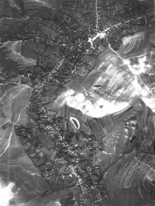 4. ábra. Légi felvétel a tervkészítéshez Gledény és Martonfalva községek területéről [1]