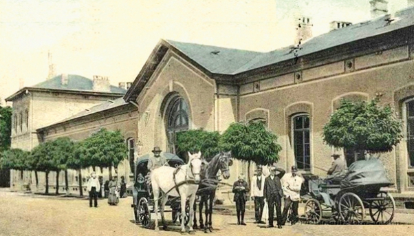 5. ábra. A Déli Vasút 1861-ben épült indóháza, Nagykanizsa